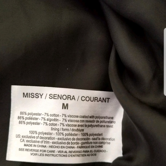 💕🌹Jessica Simpson Motorcycle Black Jacket Med - Picture 7 of 7